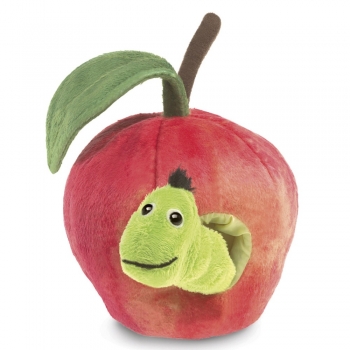 Folkmanis - Apfel mit Wurm - Nr. 3123