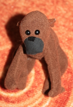 Folkmanis - Mini Affe braun