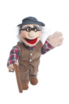 Großvater/Opa  W500 / Living-Puppets / Handpuppe 65 cm