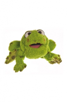 Frosch Rolf W207 / Living-Puppets / Handpuppe 35 cm