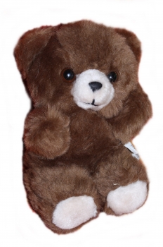 Braunbär sitzend, Größe 15 cm