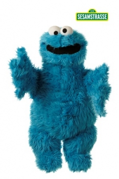 Krümmelmonster SE103  Sesamstrasse /Living-Puppets / Handpuppe 65 cm