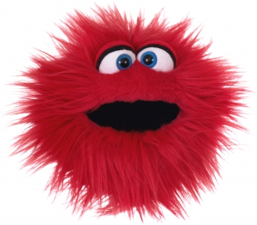 Klatschtriene / Twaddle (rot) W804 / Living-Puppets / Handpuppe 20 cm
