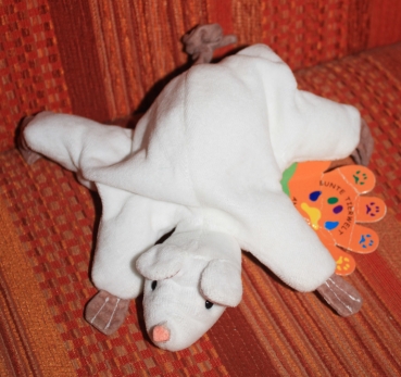 Beleduc  Handpuppe Maus weiß Nr. 40256