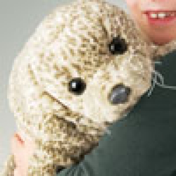 Folkmanis - Seerobbenbaby, silber - Nr. 2537