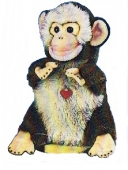 Affe - Tiere mit Herz - Handpuppe