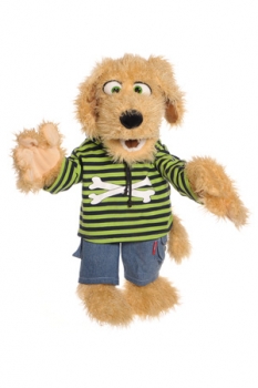 Hund Bosse W563 / Living-Puppets / Handpuppe 65 cm