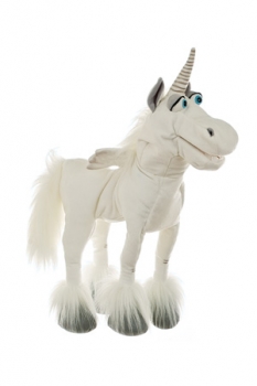 Einhorn Elke W221 / Living-Puppets / Handpuppe 46 cm