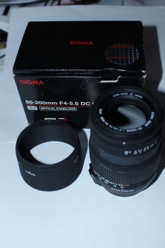 Preview: Sigma Zoom 50-200mm 50-200 mm 4-5.6 DC OS HSM für Nikon AF OVP