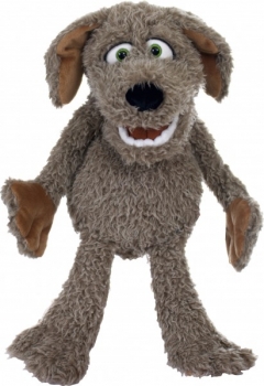 Hund, Locke der kl. Hund W799 / Living-Puppets / Handpuppe 45cm
