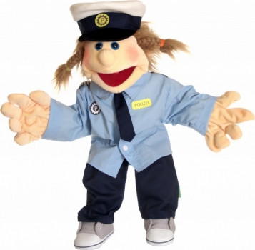Polizei Kleidung 3teilig W858 / Living-Puppets /  / für 65 cm