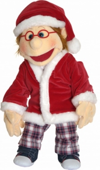 Weihnachtsmann Kleidung 2teilig W863 / Living-Puppets / für 65 cm