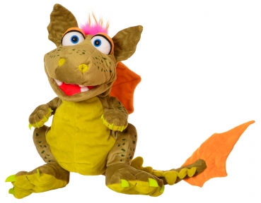 Drache Rocco W932 /Living-Puppets / Handpuppe 33 cm