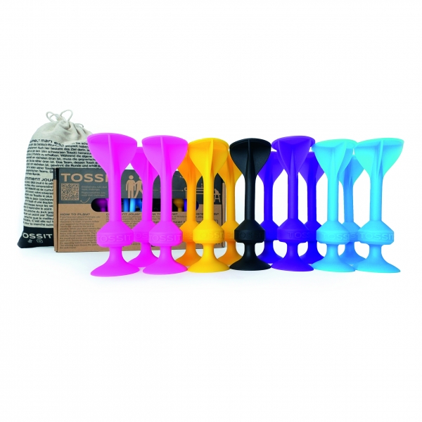 TOSSIT FAMILY PACK pink / lila / hellblau / gelb