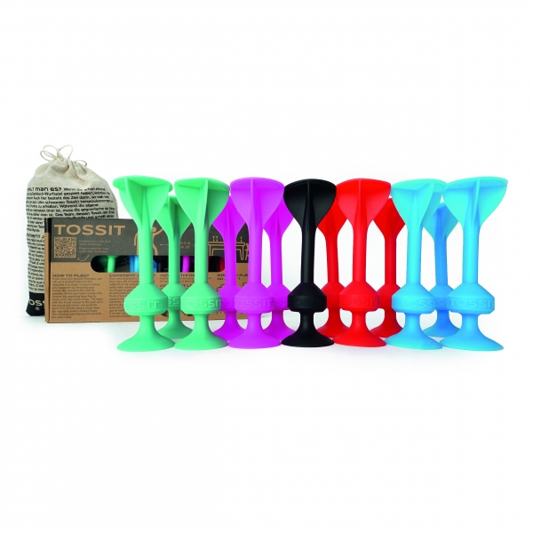 TOSSIT FAMILY PACK rot / türkis / pink / hellblau