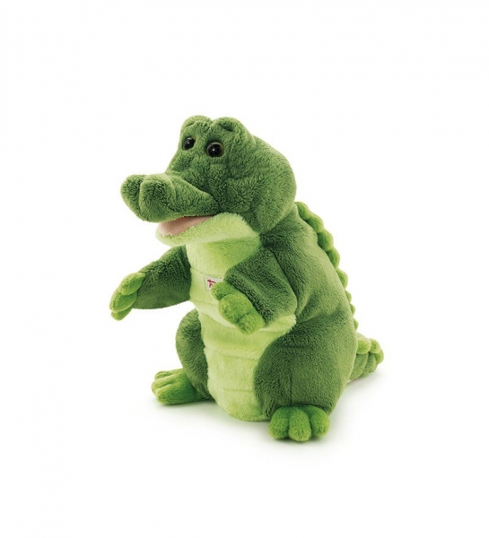 Krokodil / 29918 / Trudi / Handpuppe / 22 cm