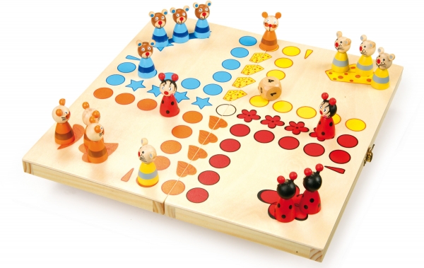 Brettspiel Ludo "Tiere", Nr. 7358
