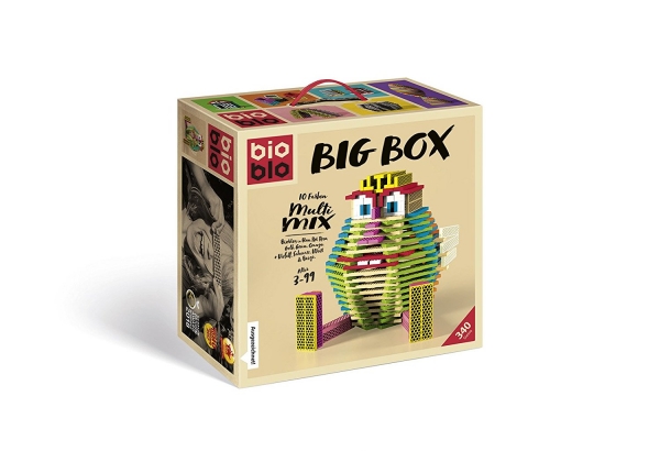 Bioblo 64021 - Big Box - Bausteine Spiel - 340 Steine