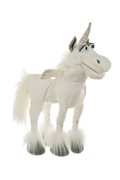 Einhorn Elke W221 / Living-Puppets / Handpuppe 46 cm