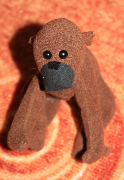 Folkmanis - Mini Affe braun