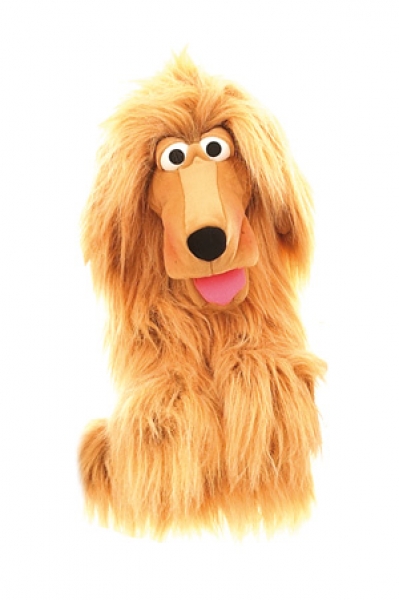Hundedame Lulu W137 / Living-Puppets / Handpuppe 40cm