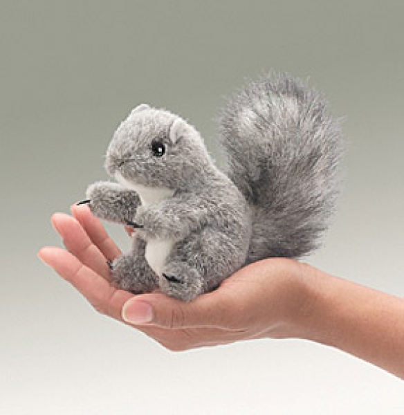 Folkmanis - Mini Eichhörnchen grau - Nr. 2648