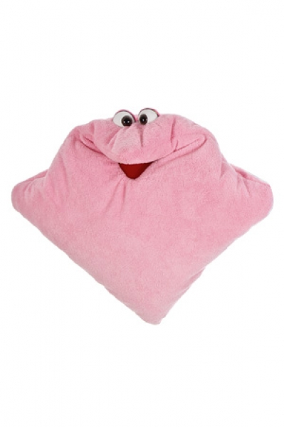 Wunschtraum-Kuschelmuschelkissen rosa W237 / Living-Puppets / Handpuppe