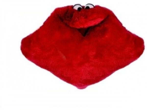 Wunschtraum-Kuschelmuschelkissen rot W238-2 / Living-Puppets / Handpuppe