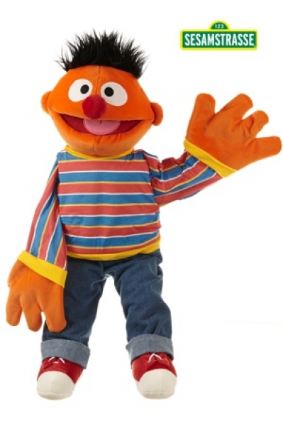 Ernie SE100 Sesamstrasse / Living-Puppets / Handpuppe 65cm