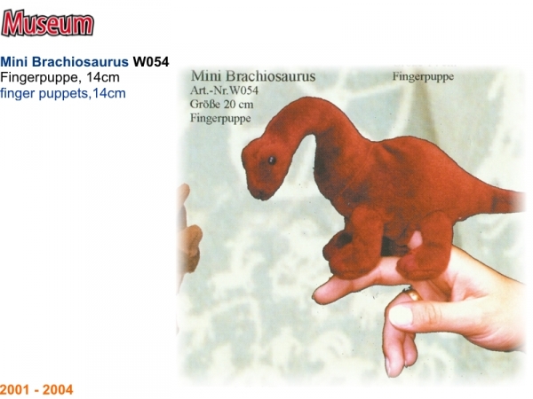 Mini Saurier - Brachiossaurus - Nr. W054 - Living-Puppets