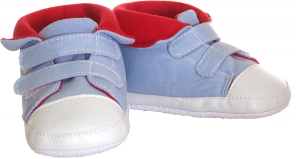 Schuhe Blau/rot W472 für 65 cm