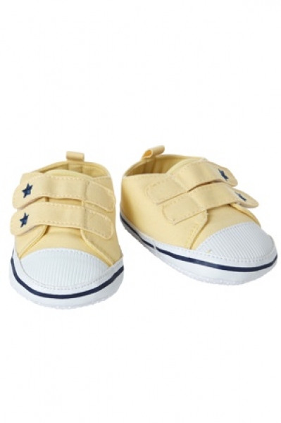 Schuhe gelb W590 (für 65 cm Puppen)