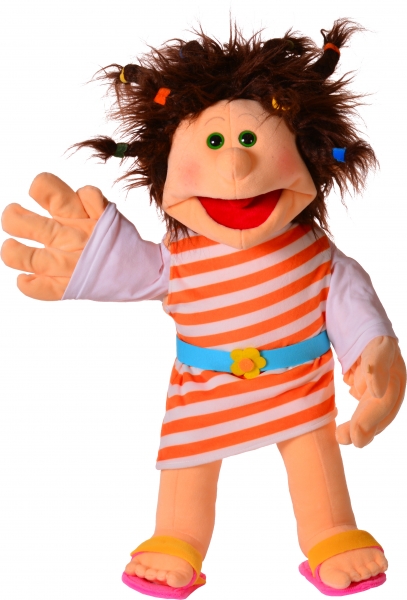 Klärchen Backbärmus W828 / Living-Puppets / Handpuppe / 65 cm