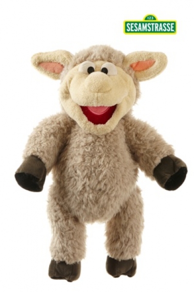 Schaf Wolle SE111 Sesamstrasse / Living-Puppets / Handpuppe 45 cm